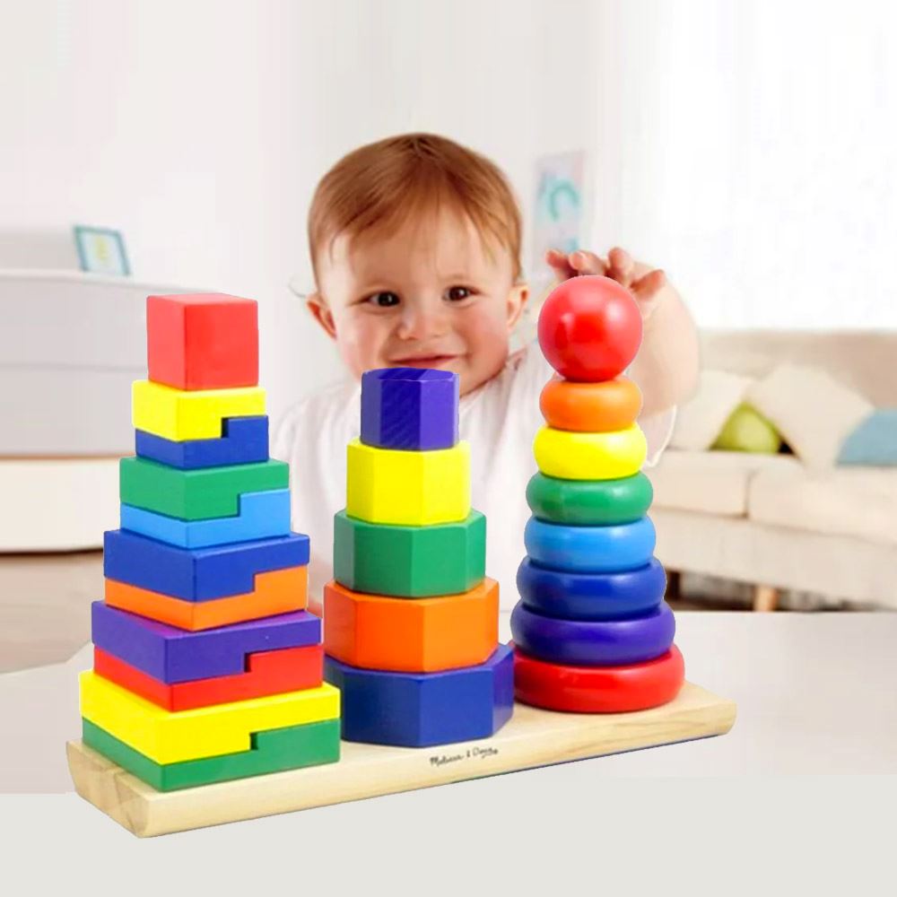 TORRE GRANDE APILABLE MONTESSORI ESTIMULACION TEMPRANA